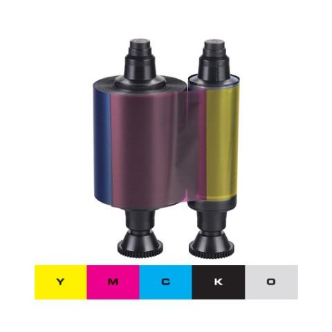 Ruban couleur YMCKO Evolis Pebble4, Dualys3 - 200 faces