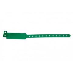 Bracelet vinyle mat large vert
