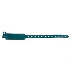 Bracelets vinyle métal large vert