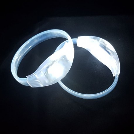 Bracelets lumineux LED blanc