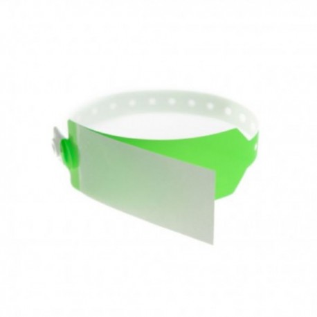 Bracelet hôpital enfant vert