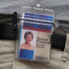 Clip ceinture porte-badges Clearbox