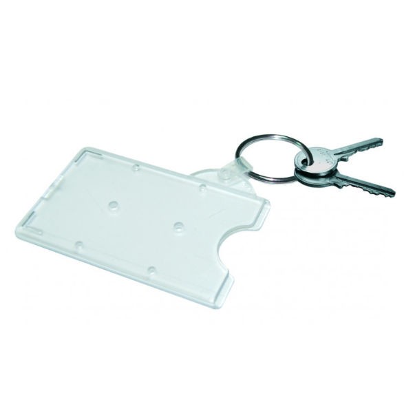 Porte-badge Multifonction PU Avec Anneau Porte-clés - Protection étanche Pour Cartes Et Badges