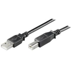 Câble USB 5m (A/B) noir