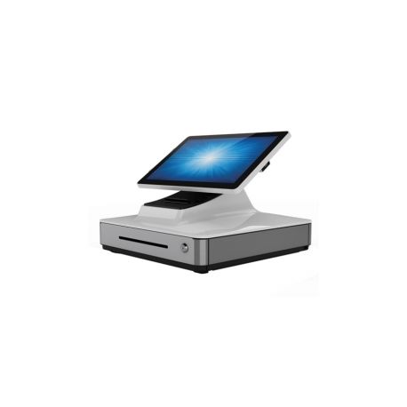 Elo PayPoint Plus, 39,6 cm (15,6''), capacitif projeté, SSD, LCM, Scanner. OS: Win. 10, blanc IM E833323