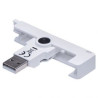 Lecteur cartes à puce Identiv uTrust SmartFold SCR3500 A USB, blanc IM 905430-1