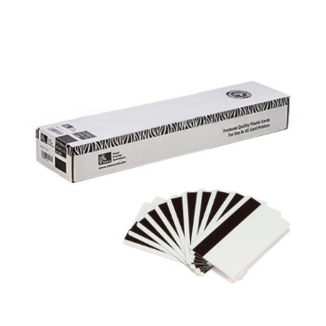 Cartes PVC Mag Zebra LoCo 0.76mm - lot de 500