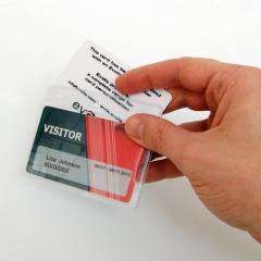 IDS38 2 cartes - porte-badge souple