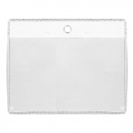 IDS31.1 - porte-badge souple 105 x 70 mm - Perforation ronde