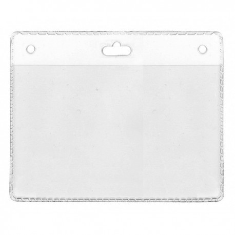 IDS31.1 - porte-badge souple 105 x 70 mm - Perforation oblongue