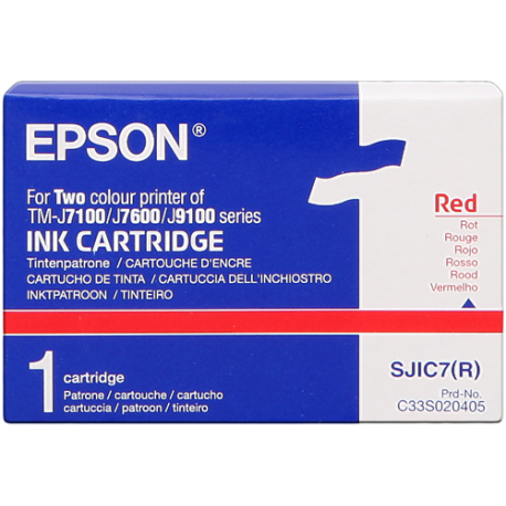 Cartouche d'encre rouge Epson TM-J 7100/7600 IM C33S020405
