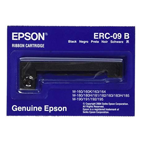 Epson ERC 09B Ruban couleur noir pour Epson R HX-20, M160, M180, M190 IM C43S015354