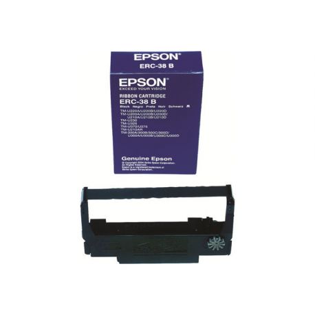 Epson ERC 38 Ruban couleur noir pour Epson TM-U 210, TM-U 220, TM-U 200, TM-U 230, TM-U 375 IM C43S015374