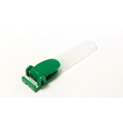 DP13 Vert : Clip plastique à pince bretelle