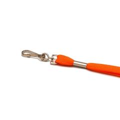 Cordon sécuritaire avec mousqueton métal