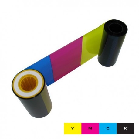 Ruban couleur YMCK Datacard SR200, SR300, RP90 - 1000 faces