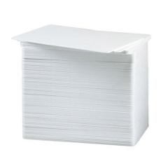 Cartes PVC Datacard 0.76mm blanches - lot de 500
