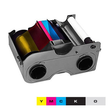 Ruban EZ couleur 1/2 YMCKO HID Fargo DTC1250e - 350 faces