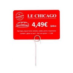 Pics en inox 6cm fins