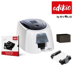 Pique cartes et étiquettes de prix noir comptatible Evolis Edikio