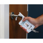 Porte-badge antimicrobien ouverture de porte