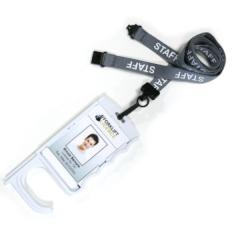 Porte-badge antimicrobien ouverture de porte