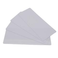C4152 Cartes longues blanches PVC brillantx50 mm