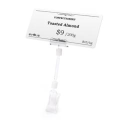 C4152 Cartes longues blanches PVC brillant