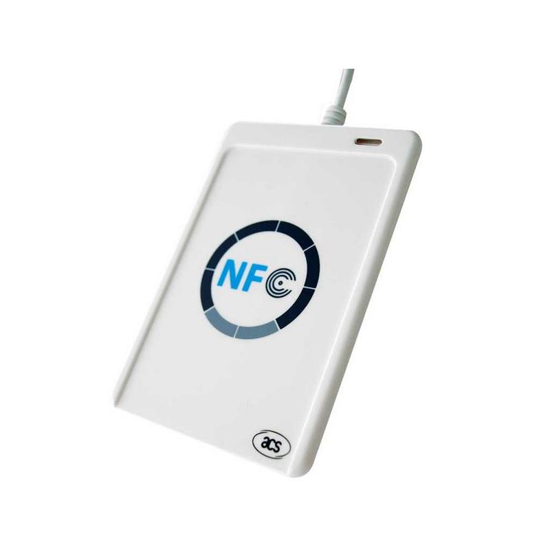Wytino Lecteur/graveur NFC RFID ACR122U Logiciel Gratuit ISO 14443A en Blanc B 