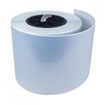 Étiquettes DTM 122 mm x 47 m Poly argent semi-brillant adhésif