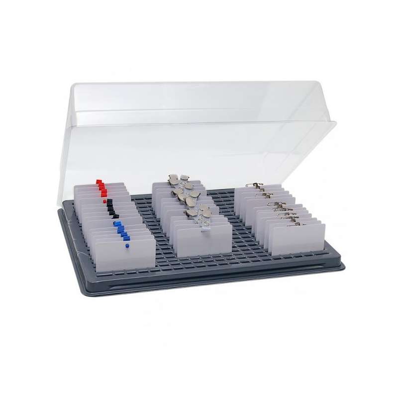 Box pour collectionneurs STANDARD avec plateau mousse rouge pour PINs /  Médailles / Insignes