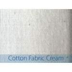 Etiquettes DTM 102 x 76 mm tissu coton blanc