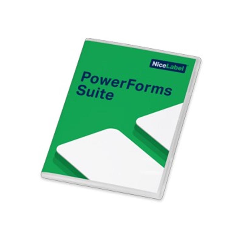Logiciel impression étiquettes NiceLabel - PowerForms Suite | Utilisateurs illimités
et disponible pour 3, 5 ou 10 imprimantes