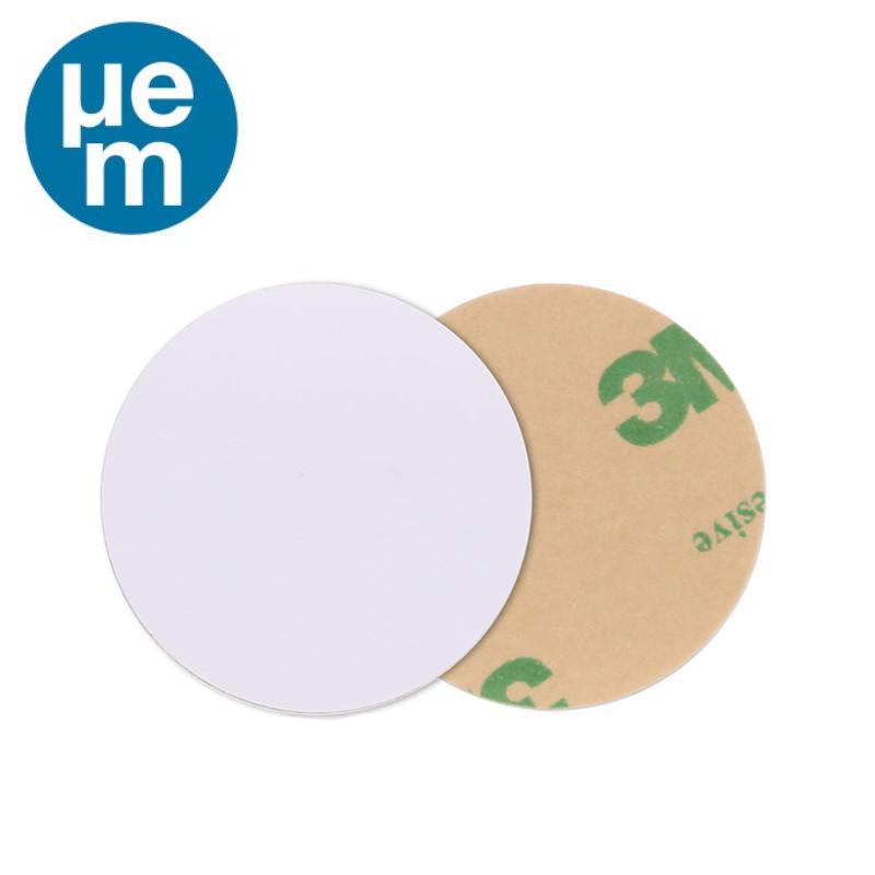 Autocollant Rond Transparent en PVC, Étiquette Vierge Étanche