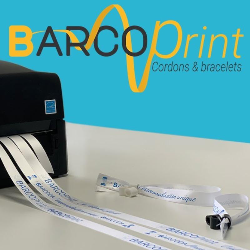 BARCOPrint - Imprimante Cordons & Bracelets personnalisés