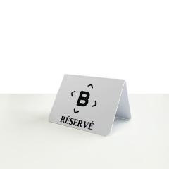 Chevalets de table personnalisés intéractif avec QR code