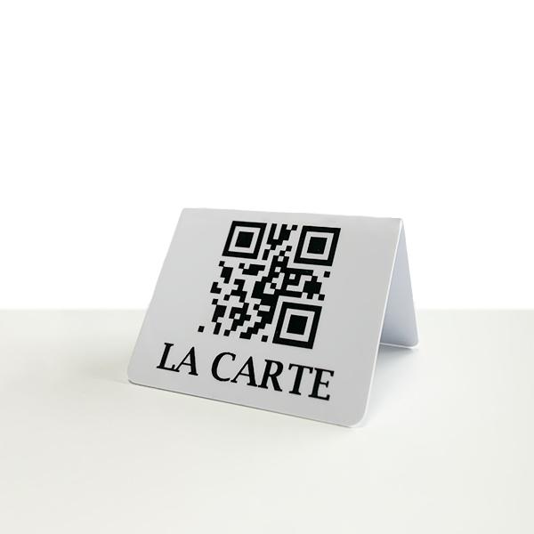 Chevalets de table personnalisés avec QR code | Intéractif, esthétique ...