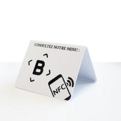 10 Chevalets de table personnalisés NFC