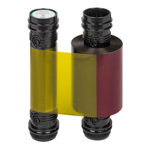 Ribbon (Ruban) Compatible CBGR0100C YMCKO Pour Imprimantes à Badges Evolis Badgy 100 & 200 - 100 Images