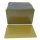 Cartes PVC couleur or foncé
