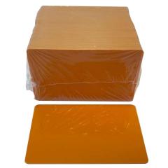 Cartes couleur PVC Orange