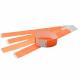 Bracelets Tyvek vierges orange fluo