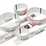 Zebra Z-Band Direct - 25 x 279 mm - bracelets violets "adulte" pour HC100
