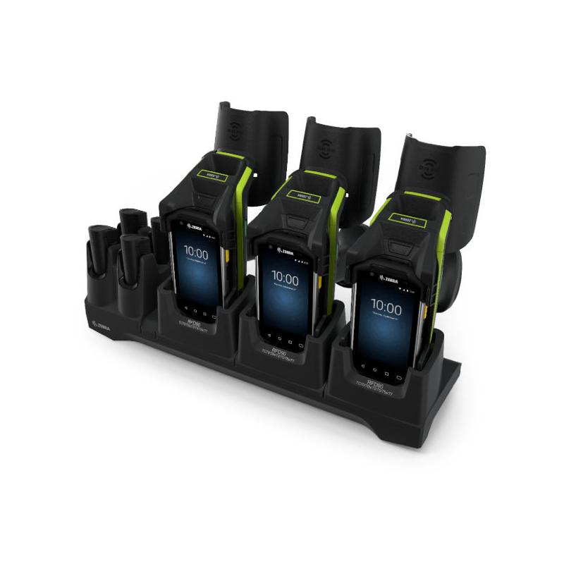 Station de chargement 7 emplacements Zebra RFD90 avec TC72/TC77