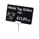 Pique étiquettes de prix en pique blanc