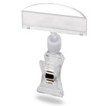 Pince avec support étiquettes de prix - Petite taille 9.5cm