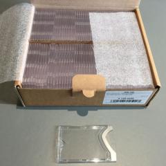 Étui-cartes rigide cristal boîte