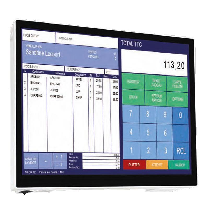 Caisse Tactile OXHOO JOON mural blanc