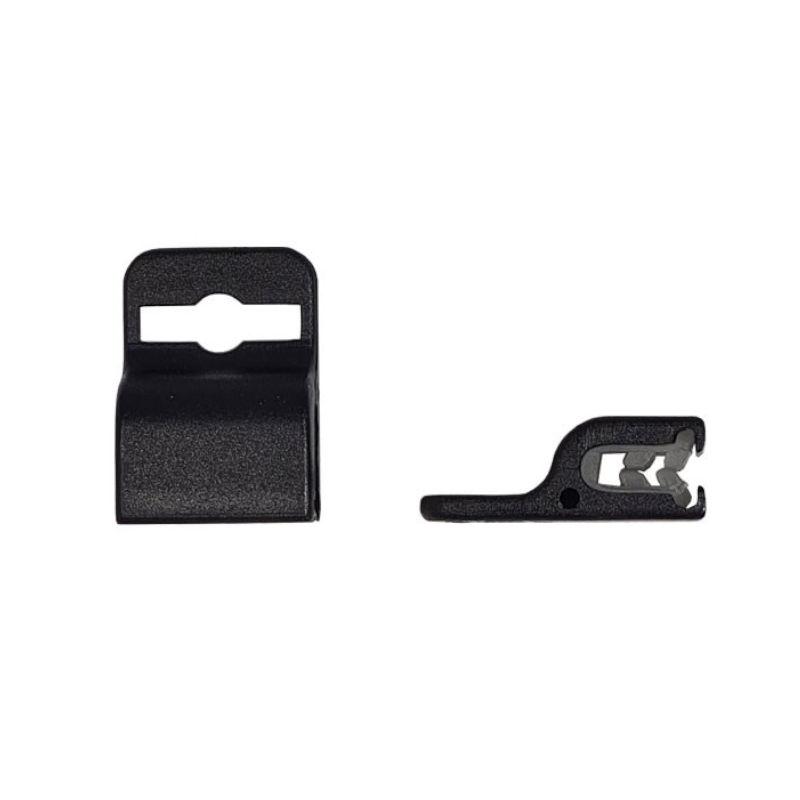 Attache porte-badge Grip noir