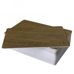 Cartes PVC imitation bois